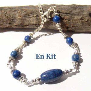 fabriquer un bracelet lapis lazuli
