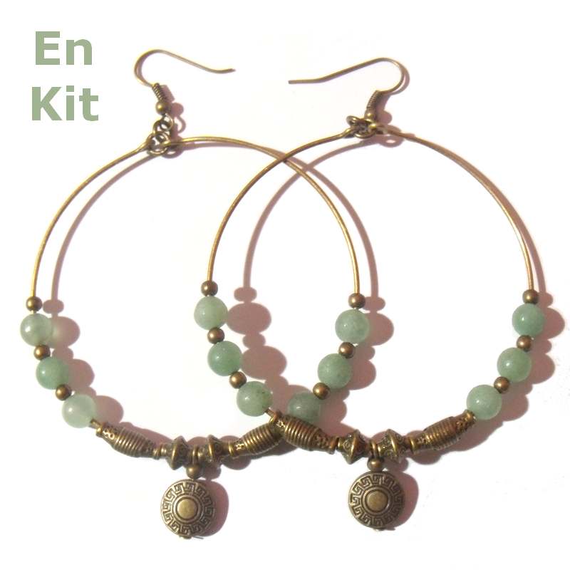 Kit Bijou Les boucles d'oreilles Elégance DIY