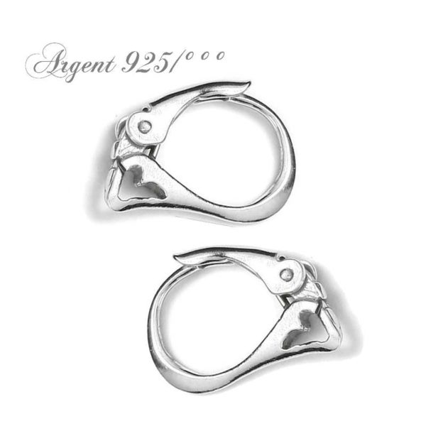 dormeuses boucles d'oreilles argent 925