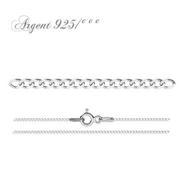 ras de cou chaîne fine en argent sterling