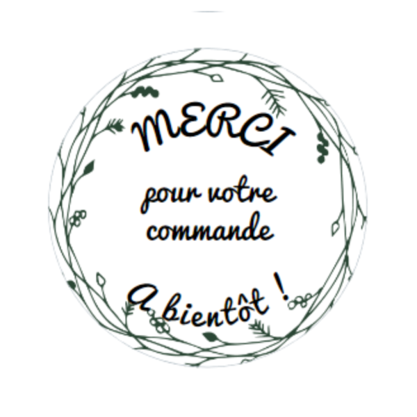 Étiquettes autocollantes, étiquettes adhésives festives,sticker merci,emballage cadeaux, emballage commande