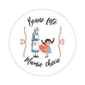 sticker bonne fête mamie chérie
